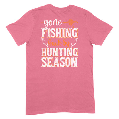 Gone Fishing Back By Hunting Season Apparel