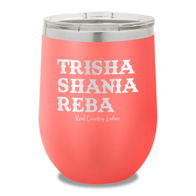 Trisha Shania Reba 12oz Stemless Wine Cup
