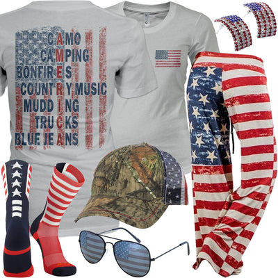 The American Flag Socks Outfit