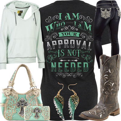 I Am Who I Am Browning Hoodie Outfit