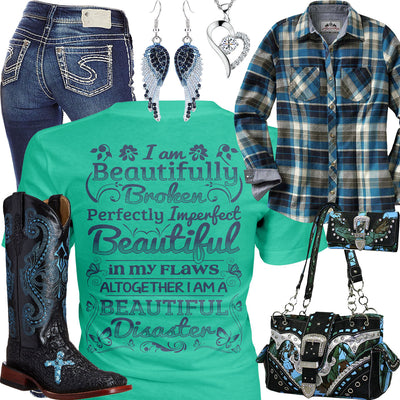 Beautiful Disaster Ferrini Boot Outfit