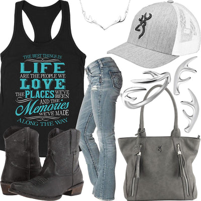 Best Things In Life Tank Top Outfit