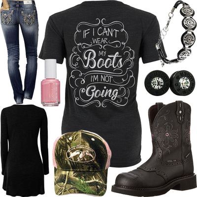 Wear My Boots Duck Commander Hat Outfit