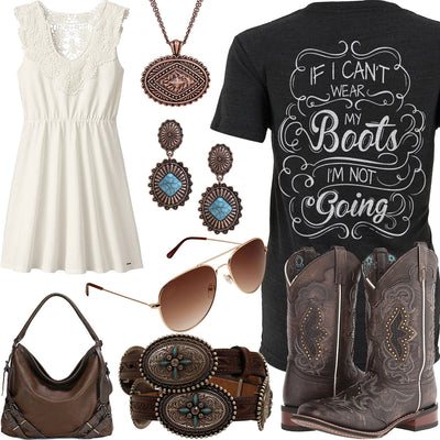Wear My Boots Legendary Whitetails Dress Outfit