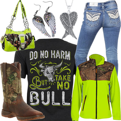 Take No Bull Trail Crest Jacket Outfit