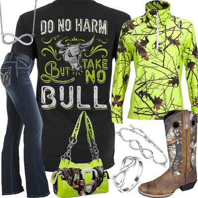 Take No Bull Smoky Mountain Boots Outfit