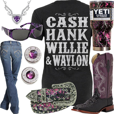 Cash, Hank, Willie & Waylon Ariat Jeans Outfit