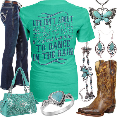 Dance In The Rain Ariat Jeans Outfit