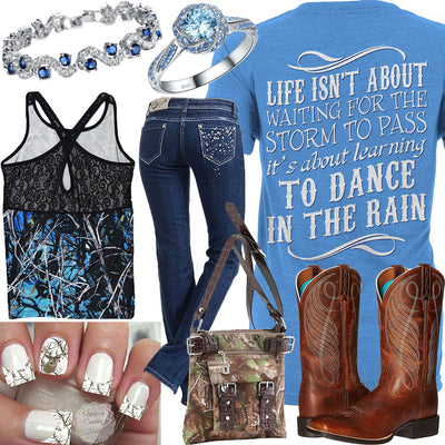 Dance In The Rain Serenity Camo Tank Top Outfit