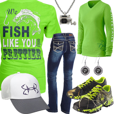 We Fish Like You Under Armour Hat Outfit