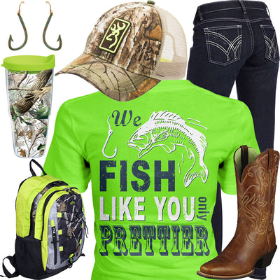 We Fish Like You Browning Cap Outfit