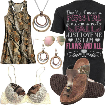 Flaws And All Mossy Oak Bra Outfit