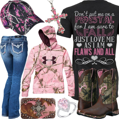 Flaws And All Durango Camo Boot Outfit