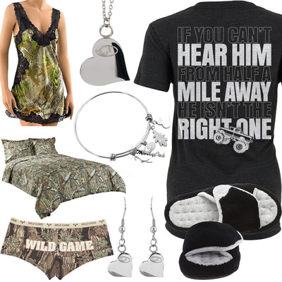 Half A Mile Away Mossy Oak Jewelry Outfit
