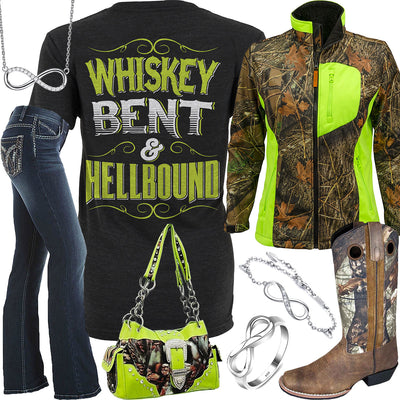 Whiskey Bent & Hellbound Wrangler Jeans Outfit