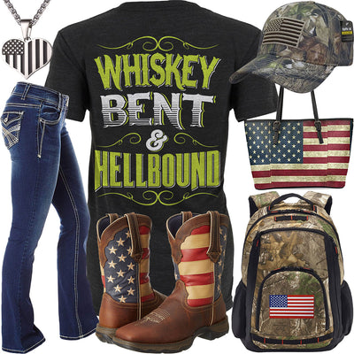 Whiskey Bent & Hellbound Realtree Backpack Outfit