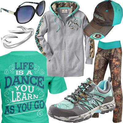 Life Is A Dance Camo Leggings Outfit