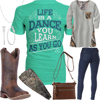 Life Is A Dance Legendary Whitetails Tunic Outfit