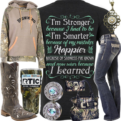 Wiser Because I Learned Browning Hoodie Outfit