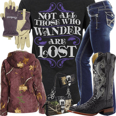 Those Who Wander Ferrini Boots Outfit