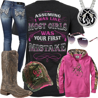 Your First Mistake Camo Cutie Hat Outfit