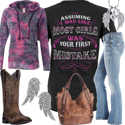 Your First Mistake Burnout Hoodie Outfit