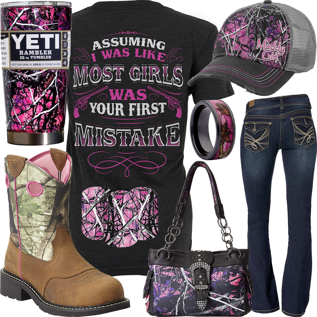 Your First Mistake Yeti Tumbler Outfit – Real Country Ladies