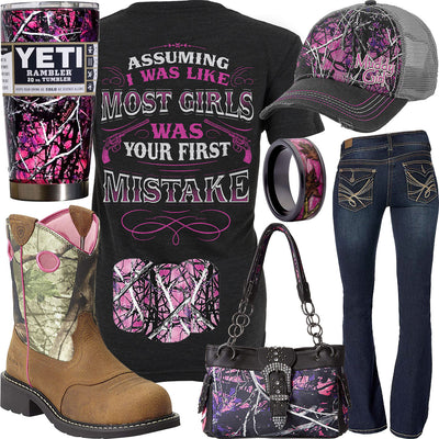 Your First Mistake Yeti Tumbler Outfit