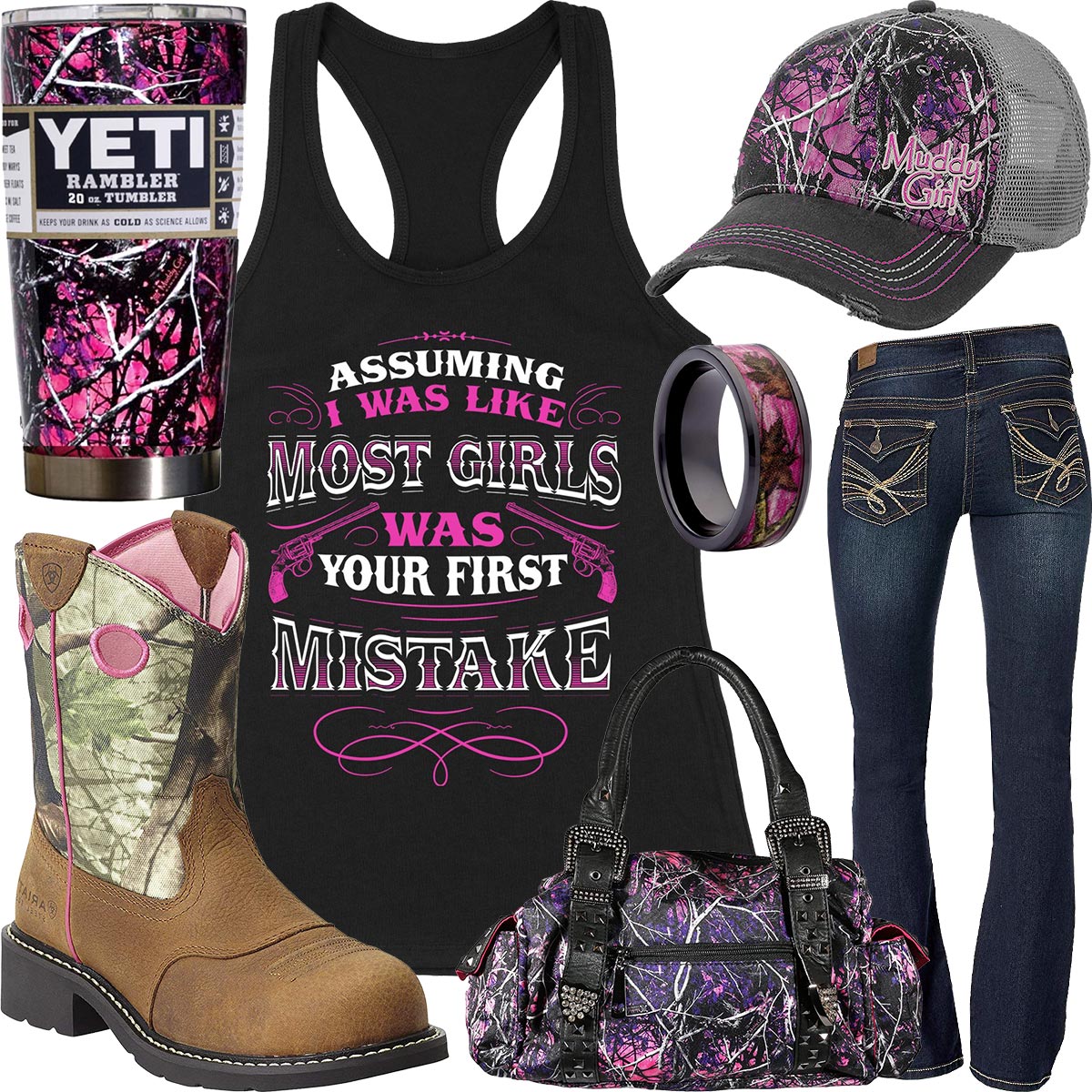 Your First Mistake Tank Top Outfit – Real Country Ladies