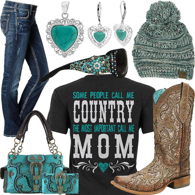 Country Mom Western Sunglasses Outfit