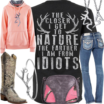 Farther From Idiots Deer Antler Bracelet Outfit