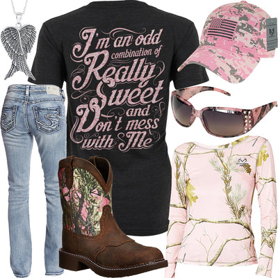 An Odd Combination Realtree Pink Thermal Top Outfit