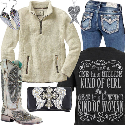 Once In A Lifetime Corral Boots Outfit