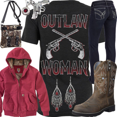 Outlaw Woman Realtree Purse Outfit