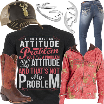 Not My Problem Antler Ring Outfit