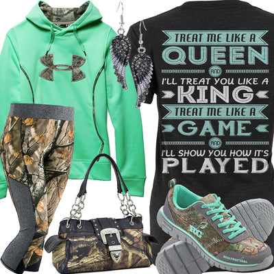 Like A Queen Realtree Shoes Outfit