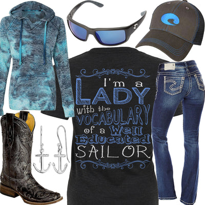 Educated Sailor Costa Del Mar Sunglasses Outfit