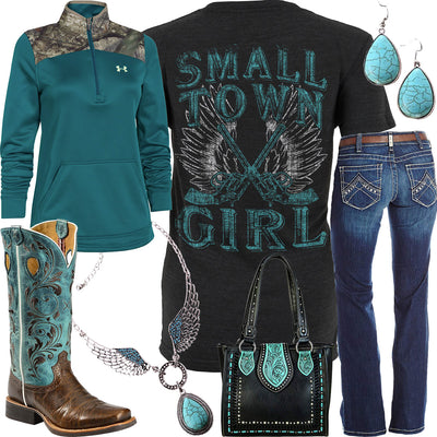 Small Town Girl Twisted X Boot Outfit
