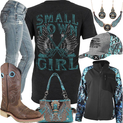 Angel Wings & Revolvers Corral Boots Outfit – Real Country Ladies