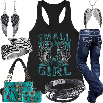 Small Town Girl Tank Top Outfit
