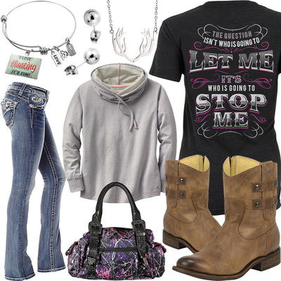 Going To Stop Me Adjustable Hunting Bracelet Outfit