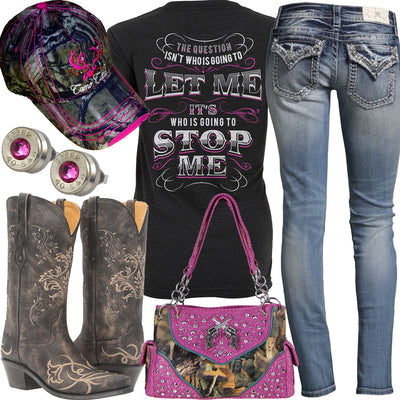 Going To Stop Me Mossy Oak Purse Outfit