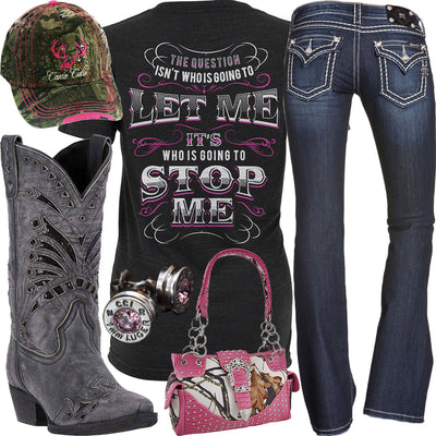 Going To Stop Me Mossy Oak Purse Outfit