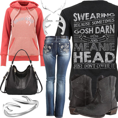 Swearing Because Sometimes Browning Hoodie Outfit