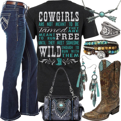 Meant To Be Tamed Western Handbag Outfit