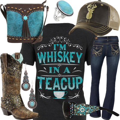 Whiskey In A Teacup Justin West Purse Outfit