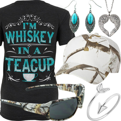 Whiskey In A Teacup White Realtree Cap Outfit