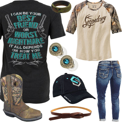 How You Treat Me Legendary Whitetails Tee Outfit