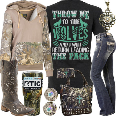 Leading The Pack Browning Camo Hoodie Outfit