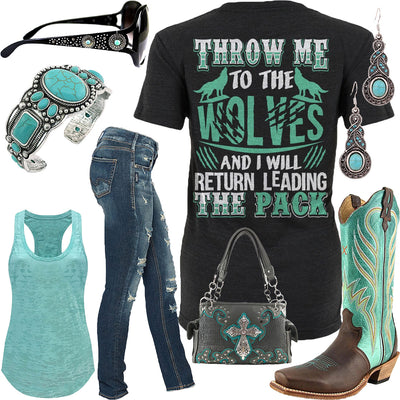 Leading The Pack Mint Tank Top Outfit